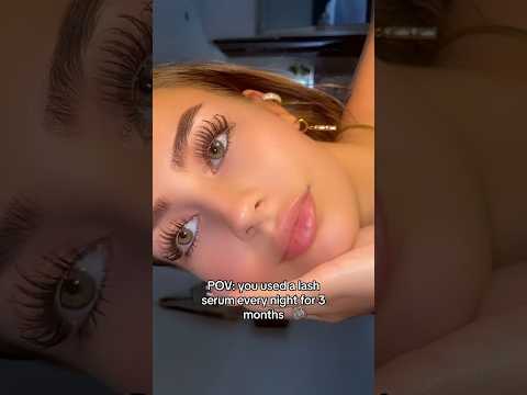 NATURALLY long lashes with lash serum from Sins ‘n Lashes