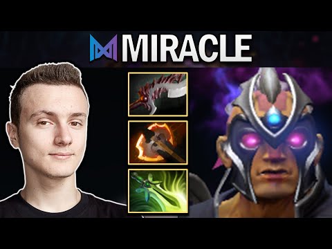NIGMA.MIRACLE ANTI-MAGE - 18 KILLS IN PRO MATCH - DOTA 2 7.25 GAMEPLAY