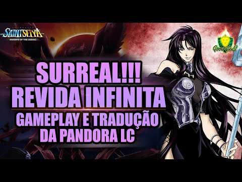 PRIMEIRA GAMEPLAY e TRADUÇÃO da PANDORA LC, MÁQUINA de REVIDA e BUFF! - Saint Seiya Awakening