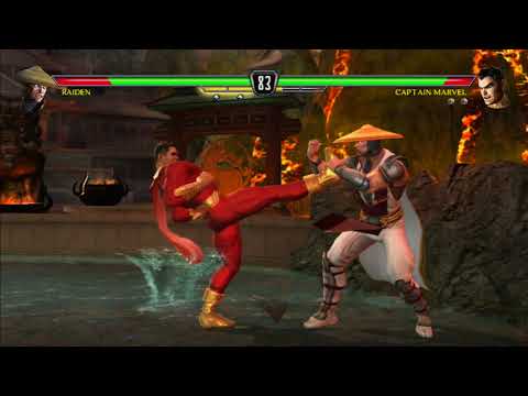 MK VS DC Battles - Raiden VS Captain Marvel