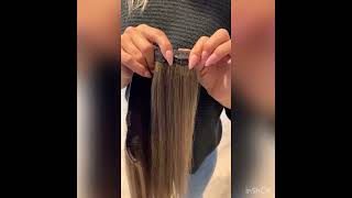 Clip-In Extensions reinmachen | Anwendung Tutorial – Haarverlängerung