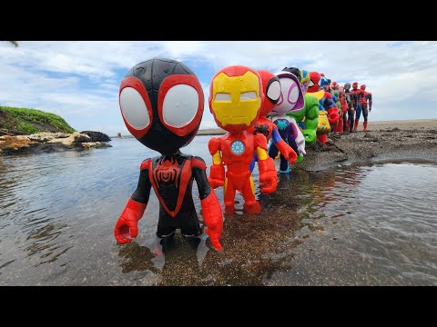 SUPERHERO AVENGERS, HULK SMASH VS IRON SPIDER-MAN VS IRON MAN, THOR, THANOS, CAPTAIN AMERICA PART 14