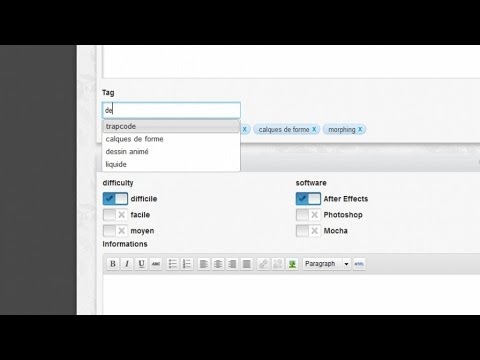 Tutoriel CakePHP Taxonomy