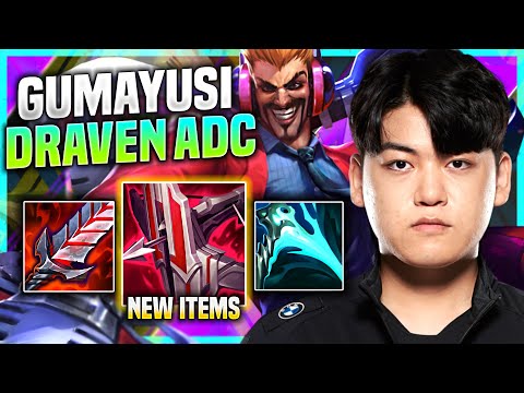 GUMAYUSI PICKS DRAVEN WITH NEW ITEM IMMORTAL SHIELDBOW! - T1 Gumayusi Plays Draven ADC vs Ashe!