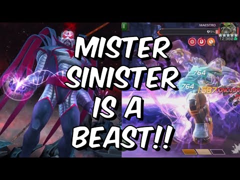 Mister Sinister Rank Up, Abilities & Gameplay - Marvel Contest Of Champions