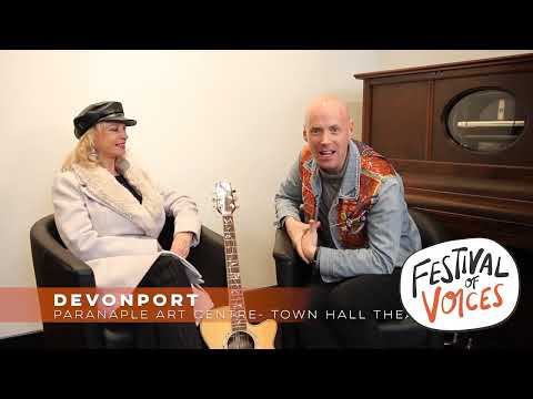 Festival Ambassador John O'Hara meets Australia's Queen of Country Music, Jean Stafford.