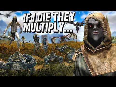 Skyrim But If I Die, The Enemies MULTIPLY!