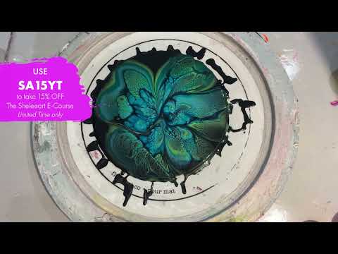 327. Sheleeart  Fluid Artist -  Bloom Duo - Sheleeart Bloom Technique