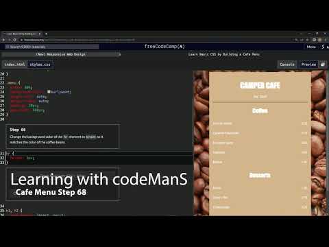 Learn Basic CSS by Building a Cafe Menu - Step 68