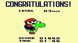 Yoshi Nintendo Game Boy B Type Gameplay Only