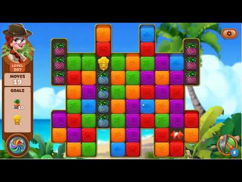 Lost Island Blast Adventure Level 207 - No Boosters