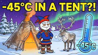 How Did the Sámi Sleep in a Tent at Minus 45?