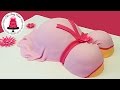 3D Baby Shower Pregnant Belly Cake - How To With ...