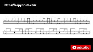 D`Angelo-Brown Sugar | Drum Score, Drum Sheet Music