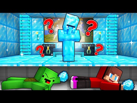 Mikey and JJ Stole Diamonds from Rich Villager in Minecraft (Maizen)