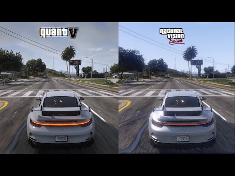 Which is the Better Mod Quantv vs NaturalVision Evolved | GTA 5 | 2022