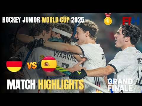 Germany Vs Spain Final Hockey Match Highlights | Gold Medal Match | Hockey Junior World Cup 2025