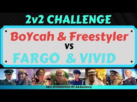 2v2 Challenge - BoYcaH & Freestyler vs Fargo & Vivid ($60 Sponsored by AKAbolony)