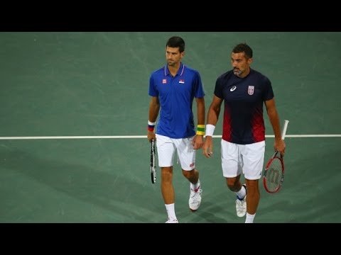 Rio 2016 Second day of disappointment for Novak Djokovic as he crashes out in men's doubles