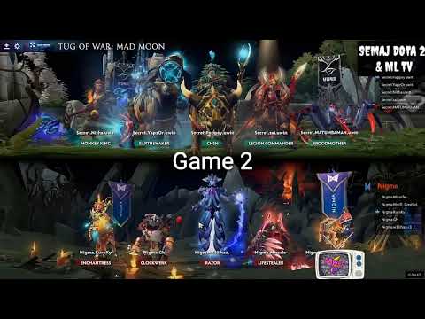 Nisha[Secret] vs w33ha[Nigma] Full Highlights (TUG OF WAR: MAD MOON)