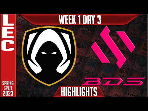 TH vs BDS Highlights | LEC Spring 2023 W1D3 | Team Heretics vs Team BDS