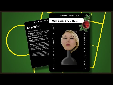 Clue-dun-it: Miss Lotta Shed-Hule