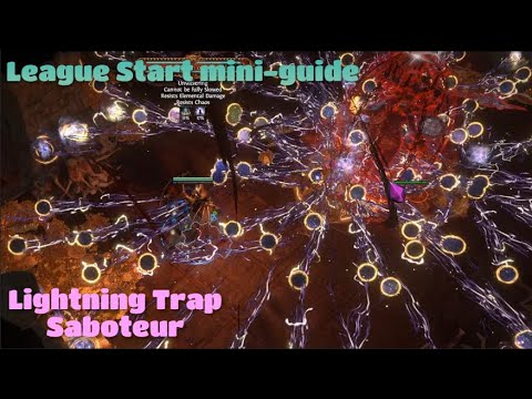 [PoE 3.17 Archnemesis] My crit Lightning Trap Saboteur league starter and atlas progression build
