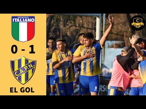 Sportivo Italiano 0-1 Puerto Nuevo / Gol / Primera C