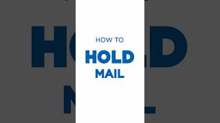 How to Hold Mail