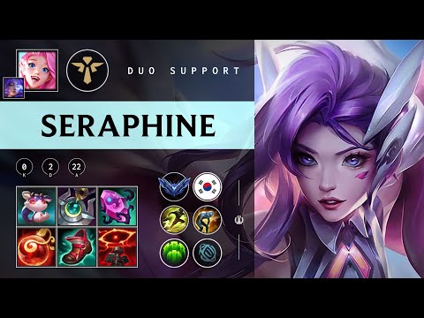 Seraphine Support vs Pyke - KR Diamond Patch 25.24
