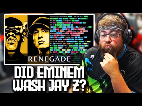 RAPPER REACTS to Eminem & Jay Z - Renegade