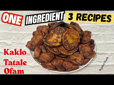 NO WASTE JUST TASTE! 3 Must-Try Ghanaian Recipes with Overripe Plantains | Kaklo, Tatale & Ofam