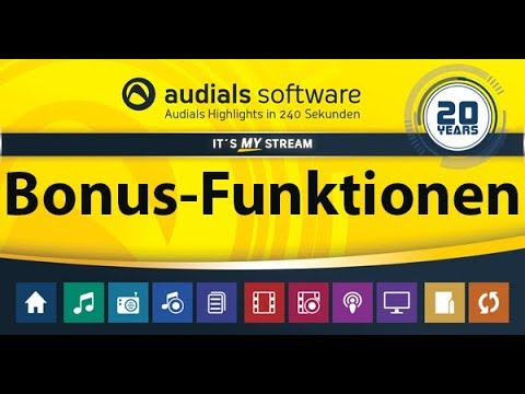 Audials 2019 in 240 Sekunden - Bonus Features