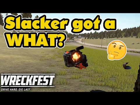 Slacker got a what? MAKE SURE YOU WATCH TO THE END!!! Wreckfest online multiplater Ep109