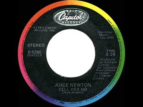 1983 HITS ARCHIVE: Tell Her No - Juice Newton (stereo 45)