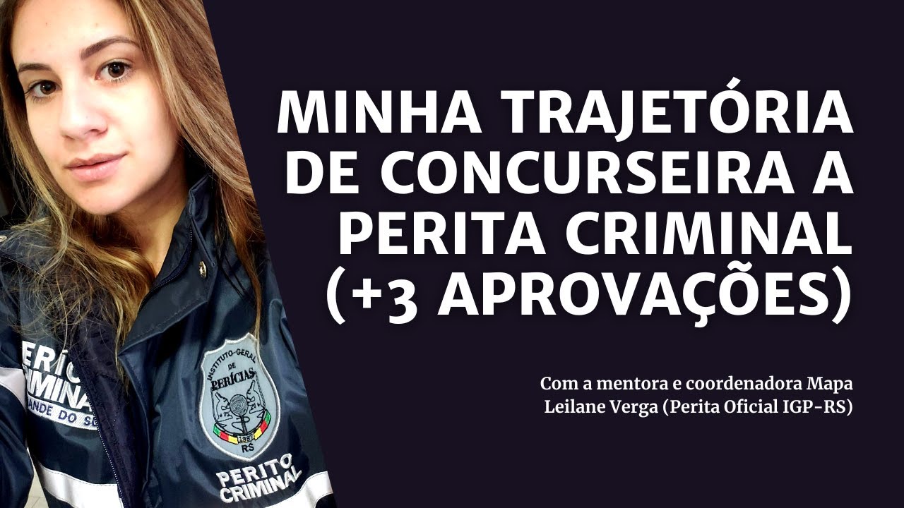 Minha Trajetória de Concurseira a Perita Criminal - 3 aprovações pra Perito