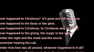 Frank Sinatra - Whatever Happened To Christmas (lyrics)