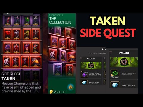 TAKEN SIDE QUEST |best path for rewards| -  mcoc