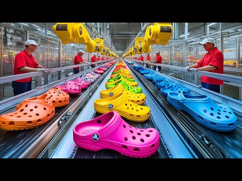 How Crocs Are Made in Factory