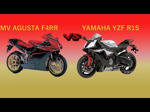 YAMAHA YZF-R1 contre MV AGUSTA F4 RR