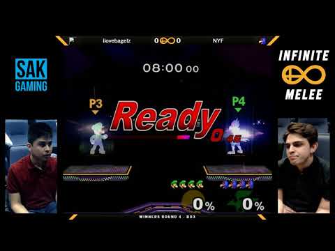 Avengers: Infinite Melee WR4 - Yingling (Falco) vs ilovebagelz (Luigi)