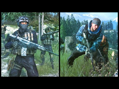 Modern Warfare 2 Remastered - Shadow Company VS Makarov's Men - NPC Wars