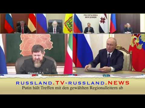 Putin hält Treffen mit den gewählten Regionalleitern ab