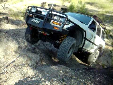 Simon Ballard 4WD in Quarry above Widowmaker Trail Woolgoolga