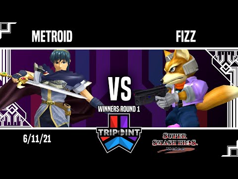 Tripoint Smash Test Run - Winners Round 1 - metroid (Marth) Vs. Fizz (Fox)