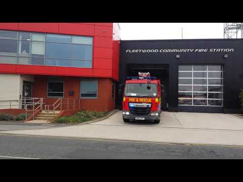 Lancashire Fire & Rescue - Fleetwood Turnout