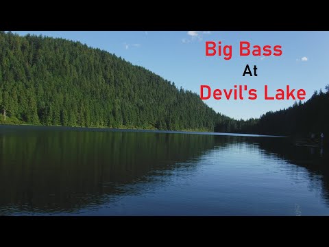 Big Bass At Devils Lake