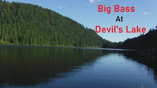 Big Bass At Devils Lake