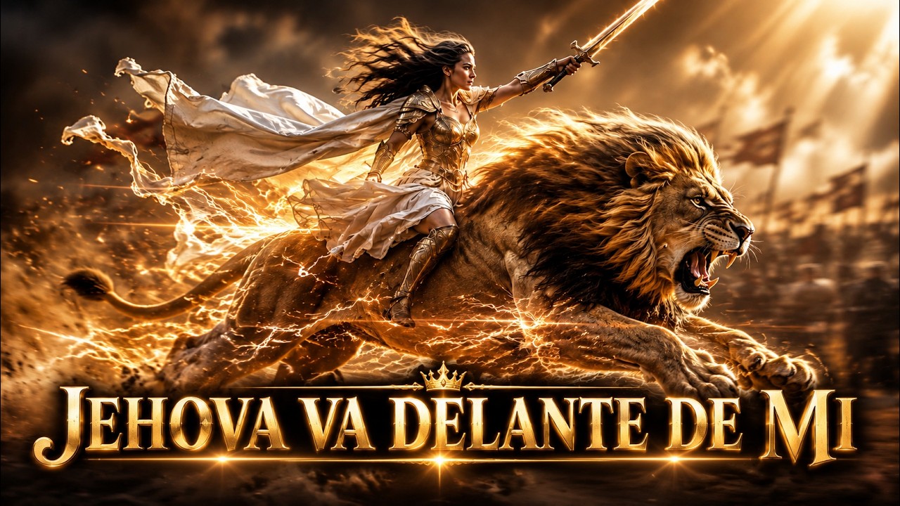 🔥 MUJER, NO PELEAS SOLA | ¡JEHOVÁ VA DELANTE DE TI! 👑 | Canto de Guerra y Victoria