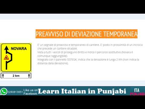 8 segnali di indicazione part 3